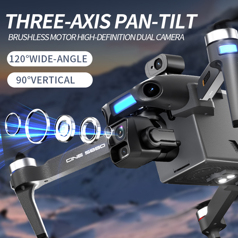 2026 New 8K Dual Camera Drone  - Drone Gimbal Mount recension och pris
