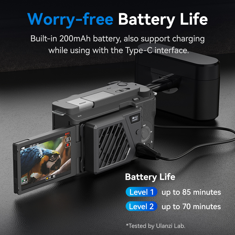 Ulanzi CA25 Camera Cooling Sys - Canon Camera Eos R8 recension och pris